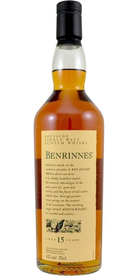 benrinnes 15yo.